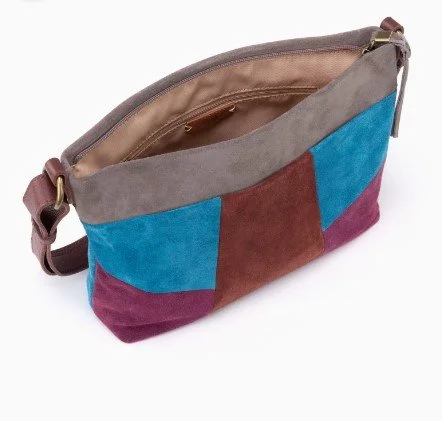 The Sak Melrose Suede Multi Patch Crossbody Leather — Studio 24E